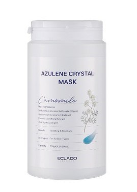 Моделирующая маска с азуленом / Azulene Crystal Mask ECLADO 700 г